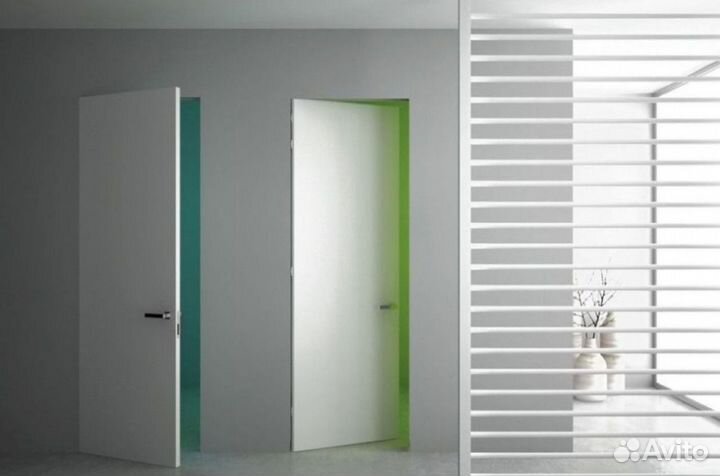 Скрытые двери под отделку