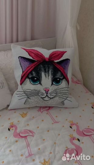 Наволочка в стиле Алмазная мозайка