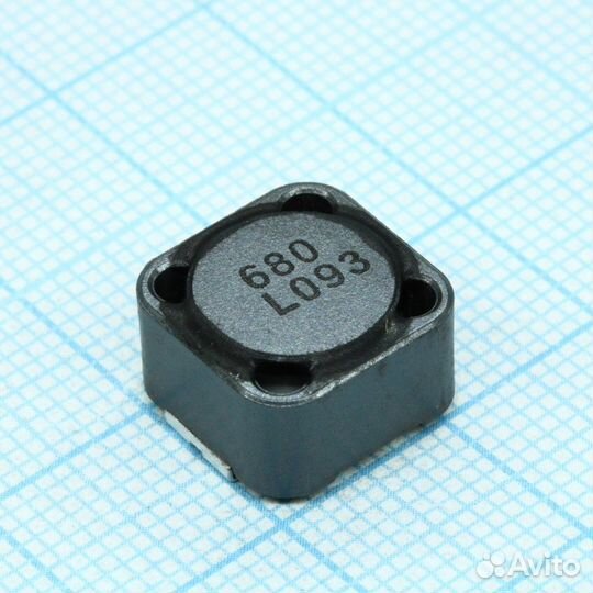 Индуктивность 68 мкГн 2.6 A cdrh127/ldnp-680MC SMD