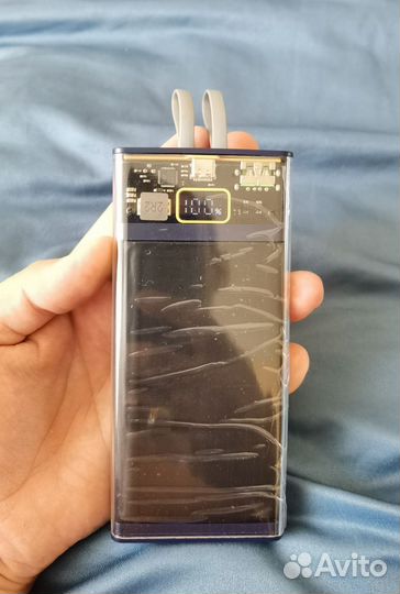 Powerbank прозрачный 20000mH быстрая зарядка