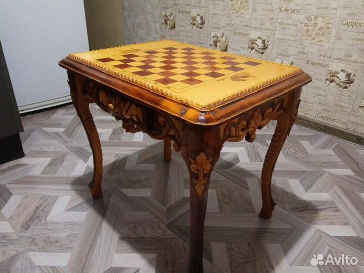 Шахматы, стол - ручная работа