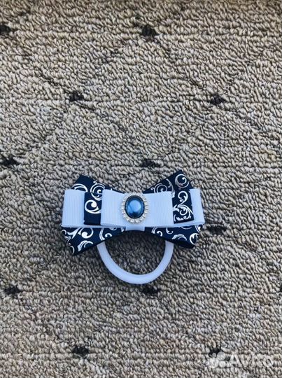 Школьные бантики (резинка для волос)