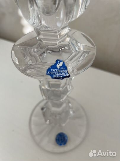 Подсвечник хрусталь гост СССР