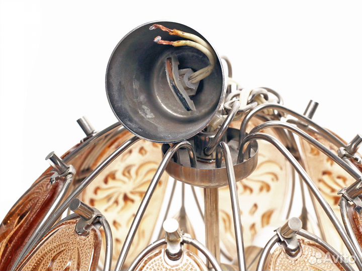 Люстра «Хризантема» СССР, Ретро, Винтаж