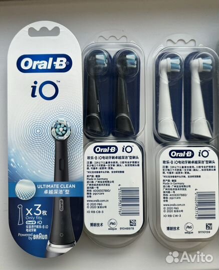 Насадки для зубной щетки Oral B iO