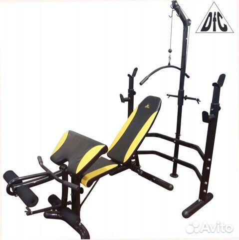 Силовая скамья со стойками