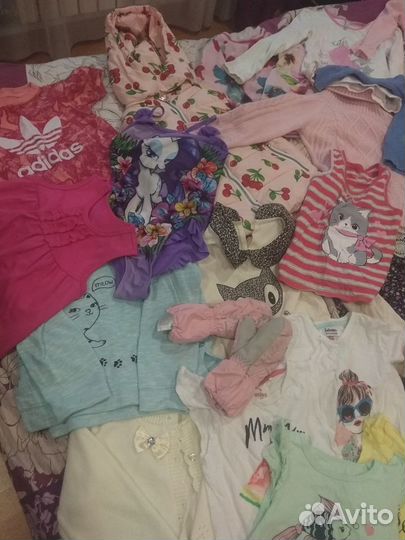 Детские вещи пакетом для девочек 104-110