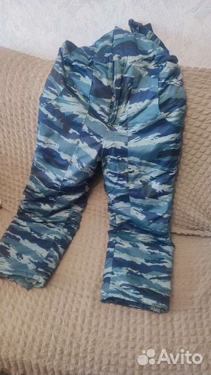Зимние ватные штаны
