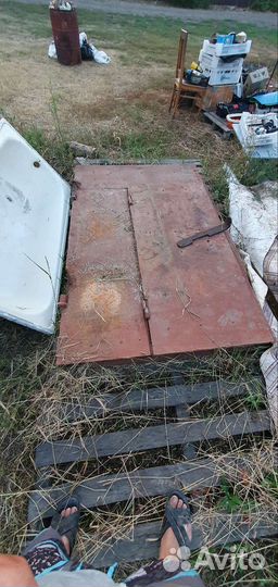 Ворота гаражные бу