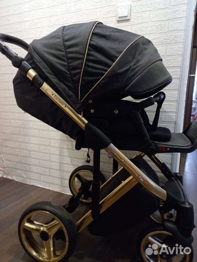 Коляска Adamex 2в1+автокресло и трость в подарок