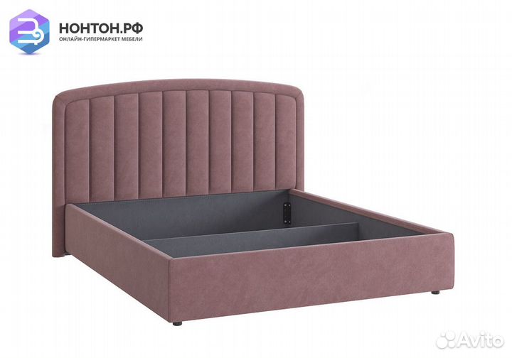 Кровать Сиена 2 1.6 м светло-коричневая