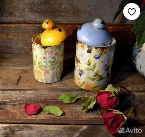 Банки для кухни шебби шик