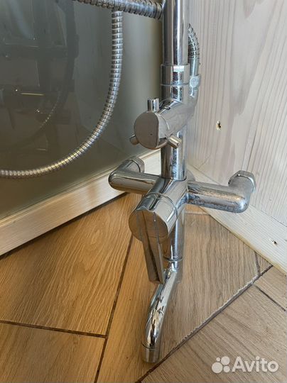 Смеситель для ванны тропический душ