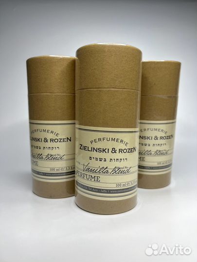 Zielinski & rozen vanilla blend духи унисекс