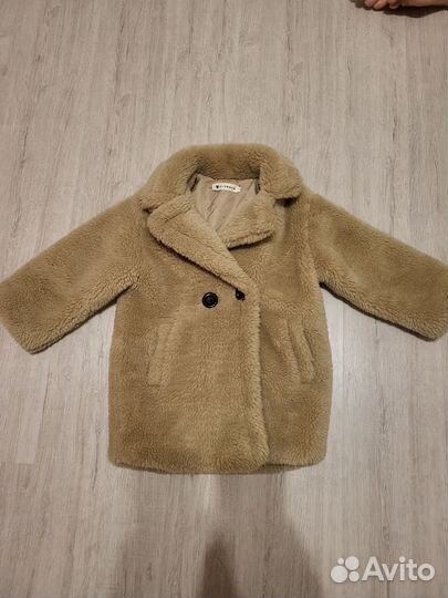 Шубка тедди рост 110-120