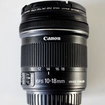 Широкоугольный объектив Canon 10-18mm+ светофил�ьтр