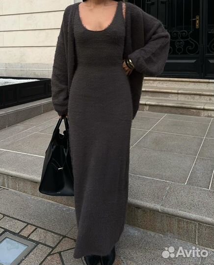 Платье с кардиганом look.online