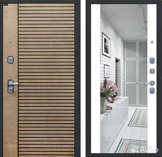 Дверь входная Коричневая шумо-изоляционная