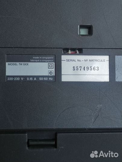 Печатная электронная машинка Olivetti ET 510-II