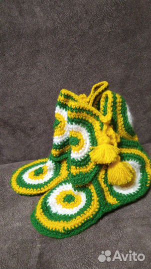 Вязаные носки