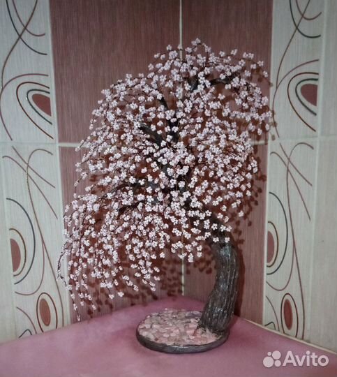Интерьерные деревья из бисера (в наличии)
