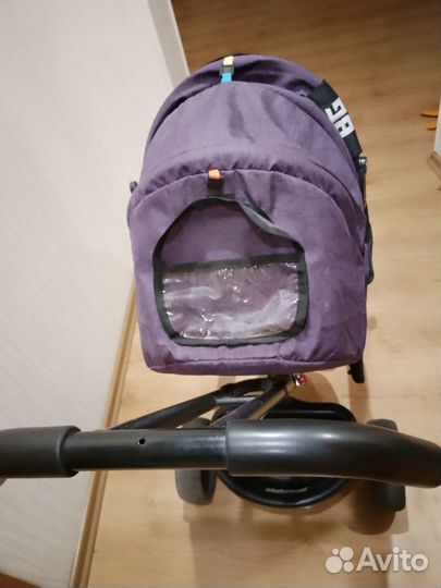 Велосипед коляска с ручкой