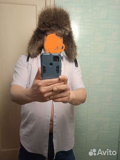 Ушанка лохматая