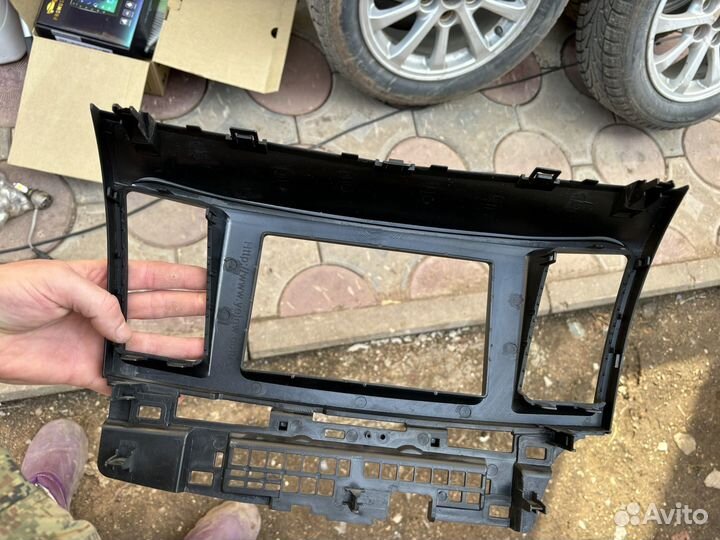 Рамка для 2 din магнитолы Mitsubishi lancer 10