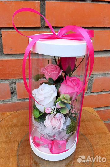 Букет из мыльных роз