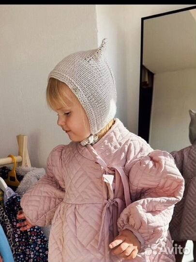 Шапка для девочки 86 92 98 zara, hm