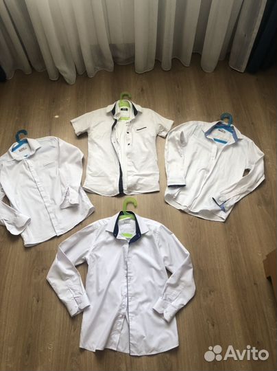 Рубашка белая 152-158