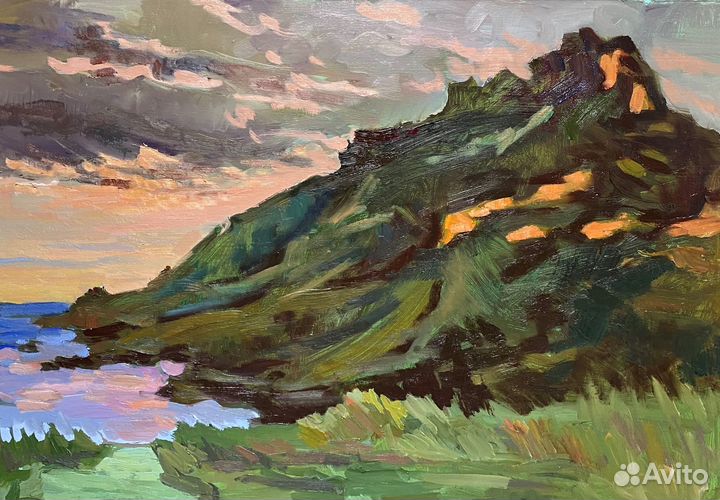 Картина маслом на холсте Горы Путешествия