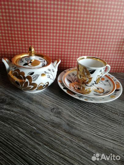 Кофейный сервиз вербилки СССР