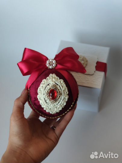 Новогодние шары ручной работы