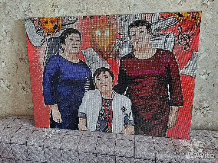 Алмазная мозаика по фото - производство