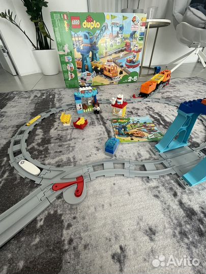 Lego duplo 10875 «Грузовой поезд»