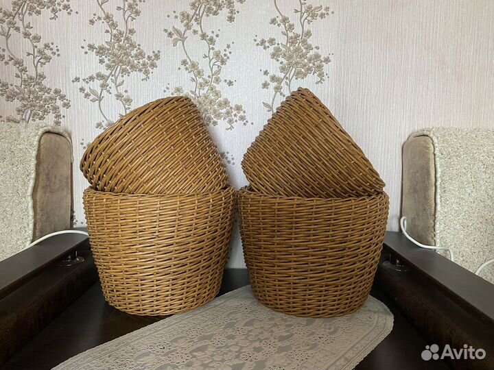 Кашпо из полиротанга