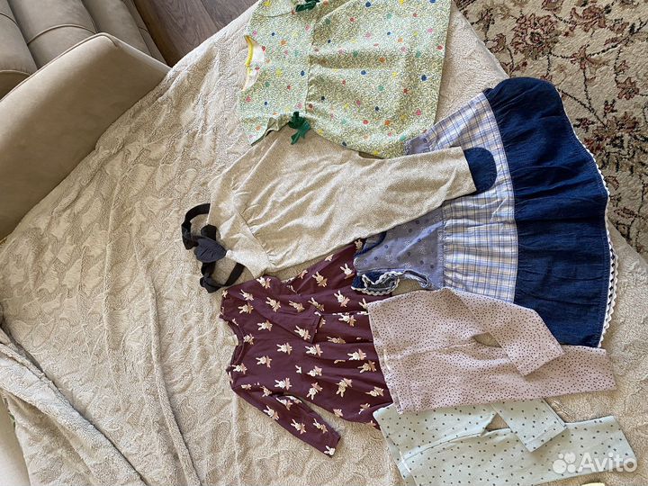 Пакет вещей на девочку 4-12 мес zara,hm