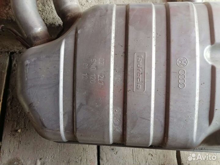 Задняя часть глушителя шкода октавия а5