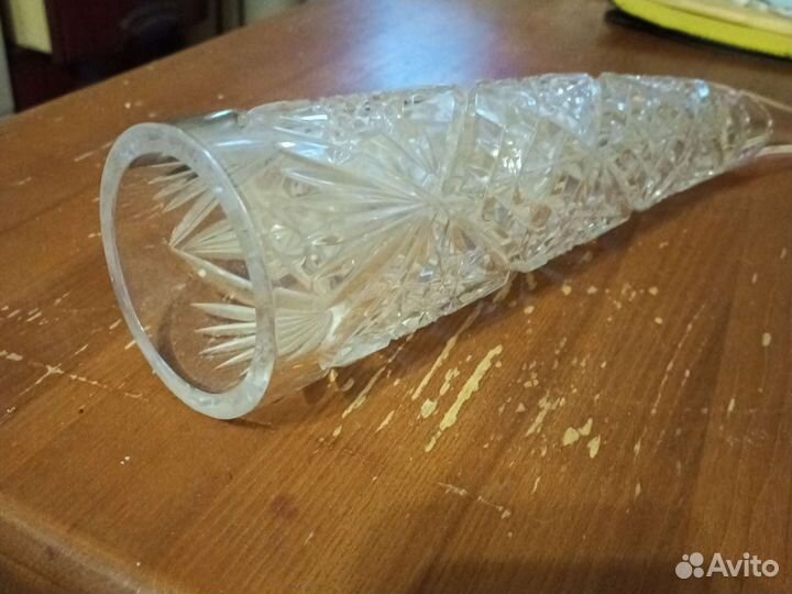 Хрустальный рог. Длина 40 см