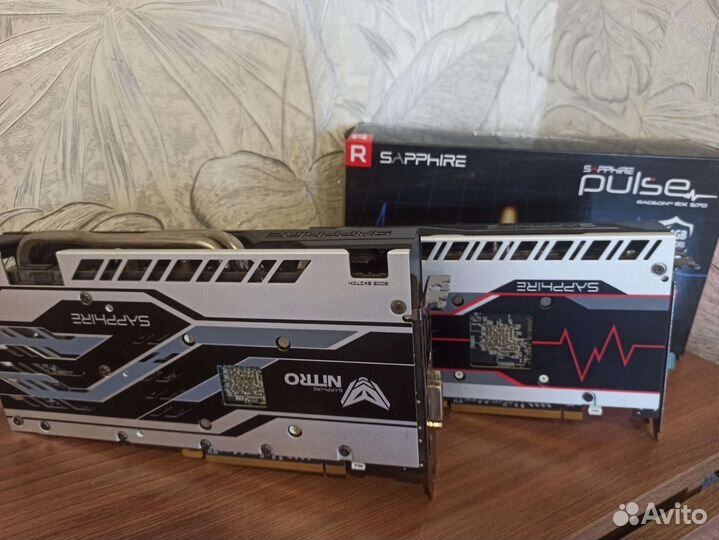 Видеокарты Sapphire AMD RX 580 570 470 4gb