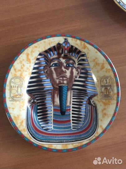 Тарелка - Сувенир из Египта, крепление и подставка