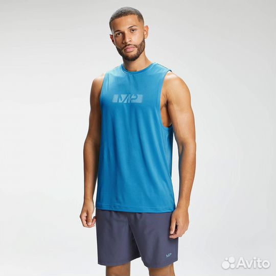Майка Myprotein Graffiti Graphic Training - Blue