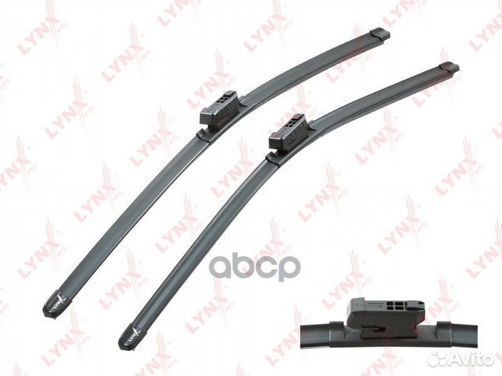 LB-1254) Комплект бескаркасных щеток стеклоочи