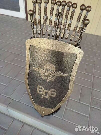 Щит подставка под шампуры вдв