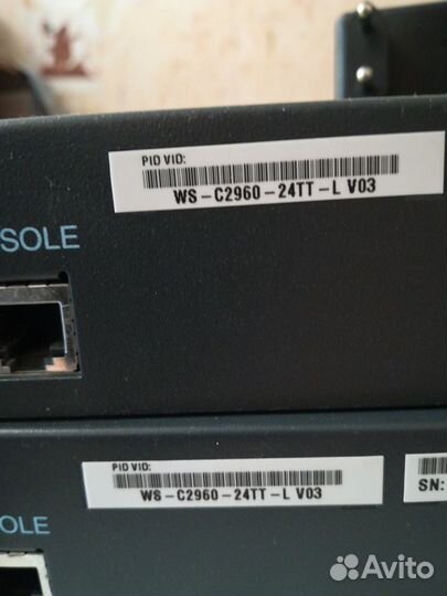 Сетевое оборудование: Cisco 2960 и др. см в комм