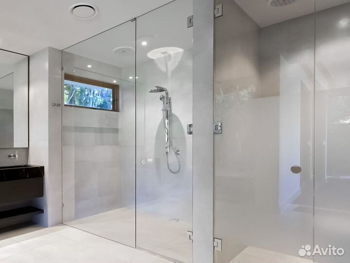 Ограждения для душа с прозрачным стеклом