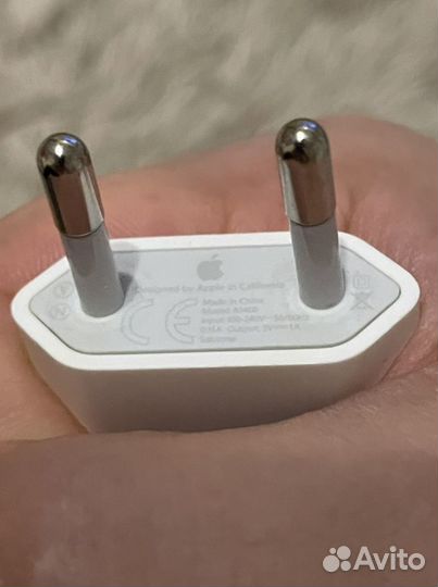 Apple Блок питания (вилка ) оригинал