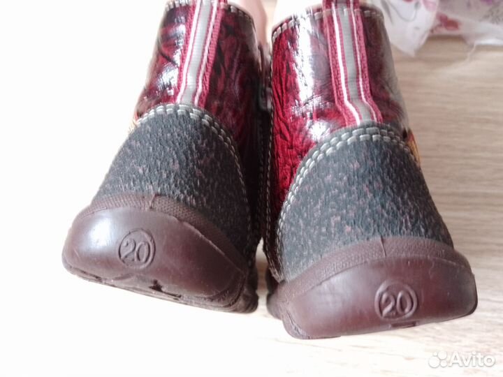 Ботинки Котофей для девочки 20 р-р весна-осень