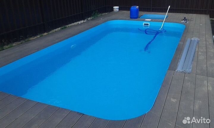 Бассейн 3х7х1,5 со ступенями